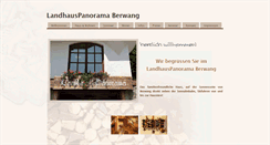 Desktop Screenshot of landhauspanorama.at